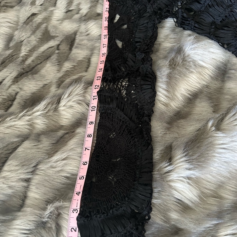 Victoria's Secret Black Fringe Cover-Up - Picture 8 of 9
